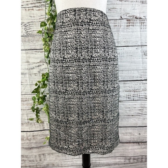 Mynt1792 Skirt Plus size 26W Black Pink Animal Print Straight Knee Career Zipper - Picture 2 of 15